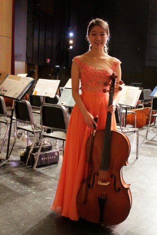 Lydia Jang, who played Dmitri Kabalevsky’s “Concerto No. 1 in G minor, Op. 49” 