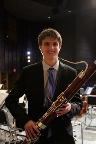 Trevor King, who played Carl Maria von Weber’s “Concerto for Bassoon in F Major, Op. 75” 