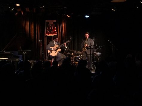 Aidan Cotner and Patrick Kollman split off from the rest of their band, Jamage Control, to perform a duet 