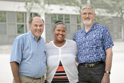 From left to right: Jeff Gaynor, Harmony Mitchell, Hunter Van Valkenburgh.